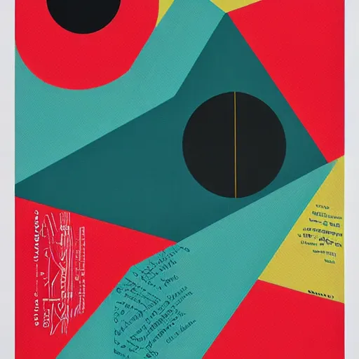 Prompt: graphic design poster by palefroi, nanae kawahara, elements in a composition, risoprint, illustrative and abstract