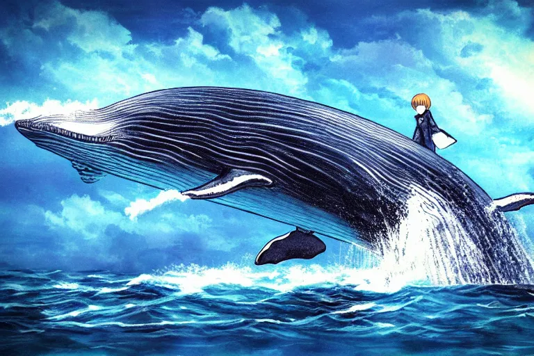 Anime Japanese Summer Kawaii Whale