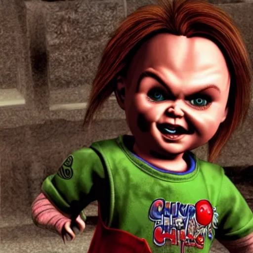 Image similar to Chucky the killer doll playstation game screenshots