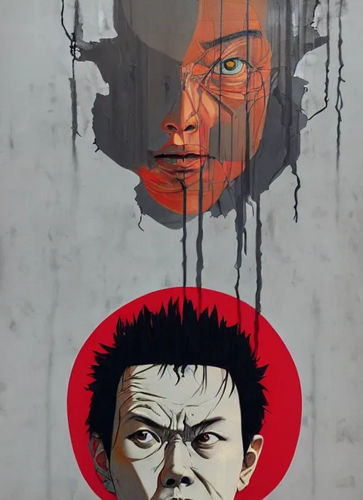 Prompt: symmetry!! portrait of tetsuo from akira, by sachin teng, organic, cables, matte painting, geometric shapes, hard edges! graffiti, street art