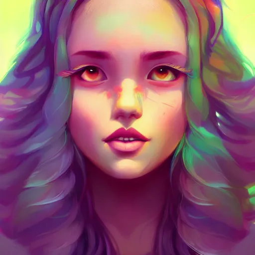 Image similar to portrait of a beautiful hippie, art by lois van baarle and ross tran and sam yang, digital art, high detail, sharp focus, trending on artstation, deviantart, pinterest, 4 k uhd image