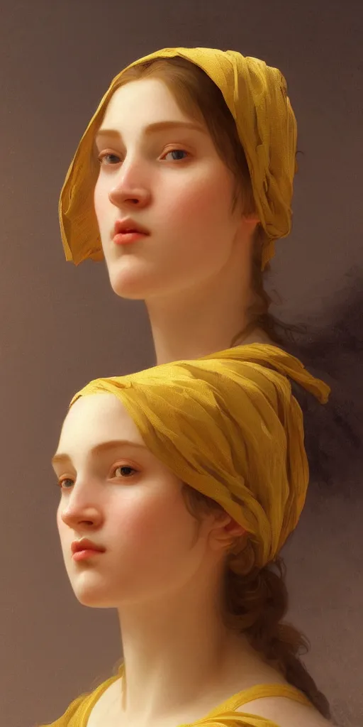 Image similar to highly detailed portrait of a semicircular bounded space surrounded by golden and blue magic powder, ultra wide angle, finer details : 3, by ian fisher and greg rutkowski - adolphe bouguereau trending on artstation, concept art, smooth, sharp focus, illustration.