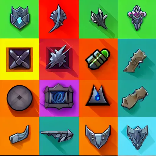 Image similar to skill icons from an MMORPG