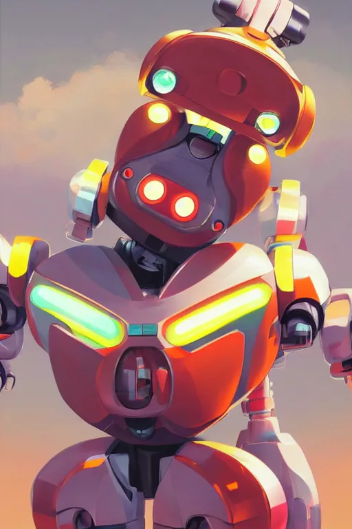 Image similar to metabots medabots medarotto medarot robot minimalist comics helmet mask neon cybereye, behance hd by jesper ejsing, by rhads, makoto shinkai and lois van baarle, ilya kuvshinov, rossdraws global illumination ray tracing hdr radiating a glowing aura