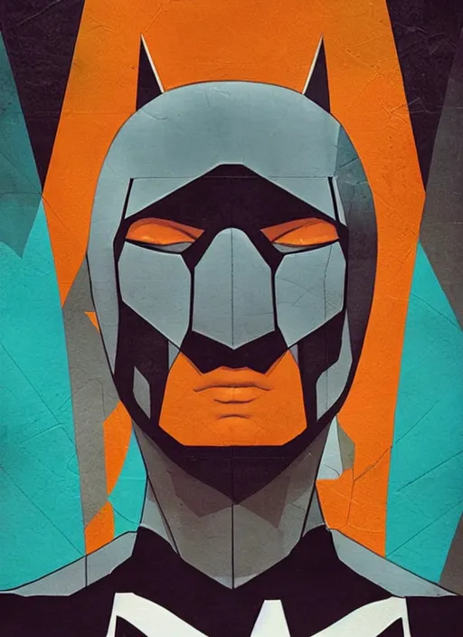 Image similar to symmetry!! portrait of batman by sachin teng, organic, cables, matte painting, geometric shapes, hard edges! graffiti, street art