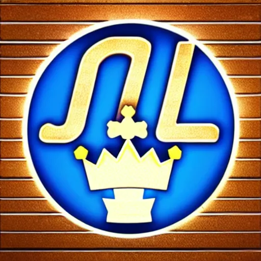 Image similar to Trivia TV show with blue crown logo