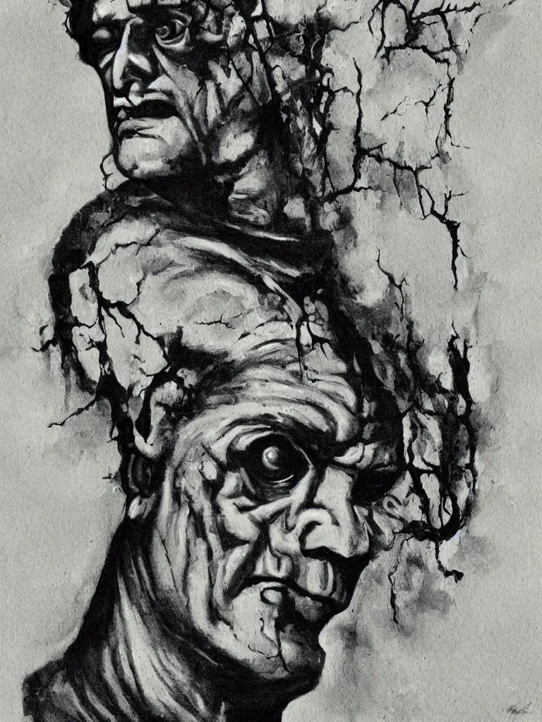Image similar to Frankenstein portrait by David friedric