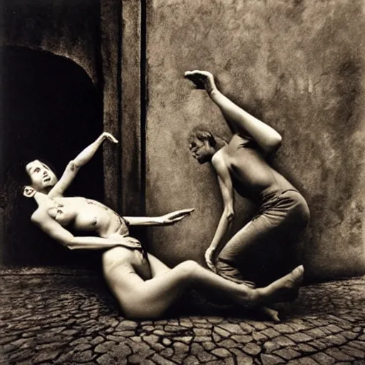 Prompt: a photo by jan saudek