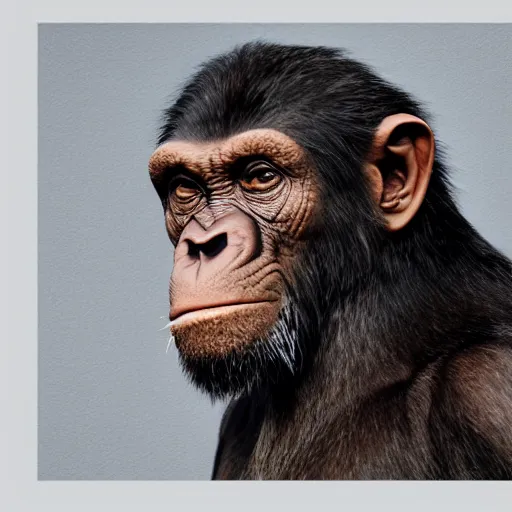 Prompt: extreme uhdr photorealistic photograp of your apes father, fine details, highly detailed