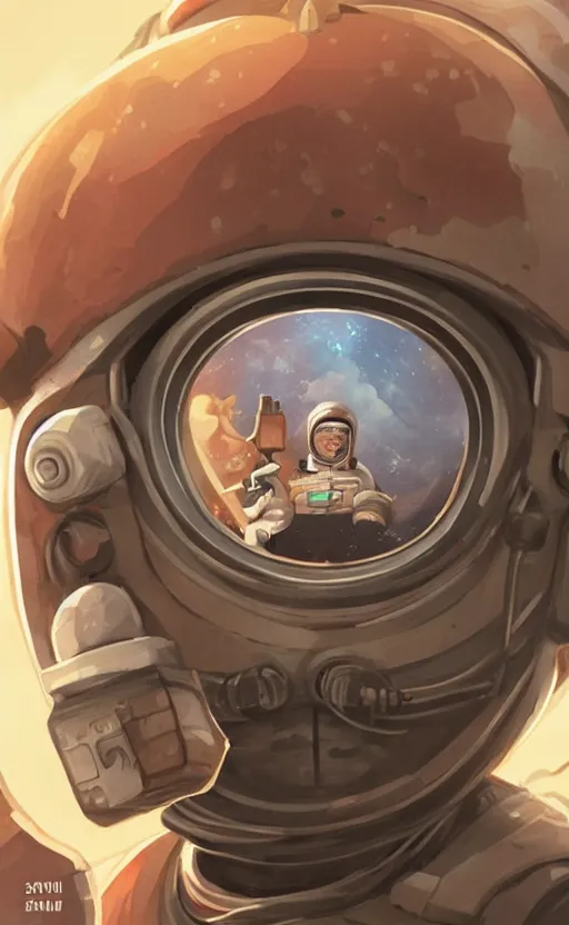 Prompt: astronaut in mars, character portrait, portrait, close up, concept art, intricate details, highly detailed, in the style of studio ghibli and ross tran