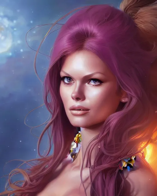 Image similar to ultra realistic illustration, brigitte bardot as starfire anime, intricate, elegant, highly detailed, digital painting, artstation, concept art, smooth, sharp focus, illustration, art by artgerm and greg rutkowski and alphonse mucha and wlop