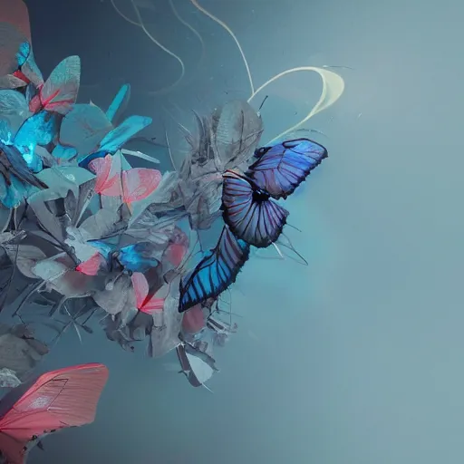 Prompt: god of butterflies, concept art, highly detailed, digital painting, cinematic light, sharp focus, octane render