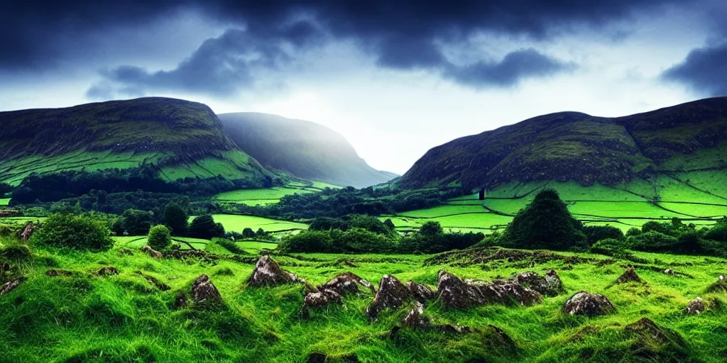 irish scenery wallpaper