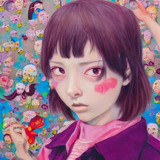 Prompt: photo of young woman by hikari shimoda