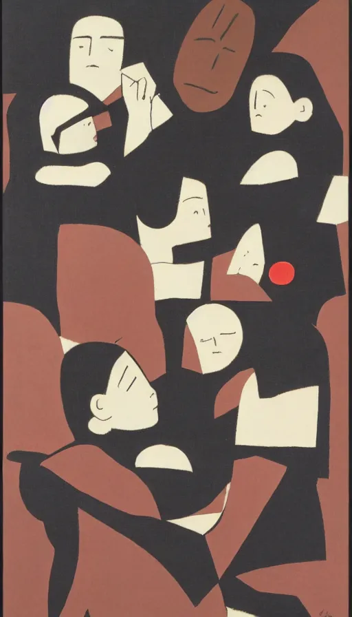 Image similar to phase transition by will barnet