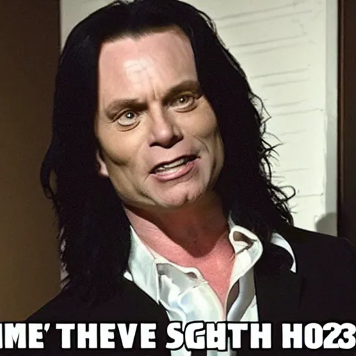 Image similar to tommy wiseau's the room, in the style of steve vance