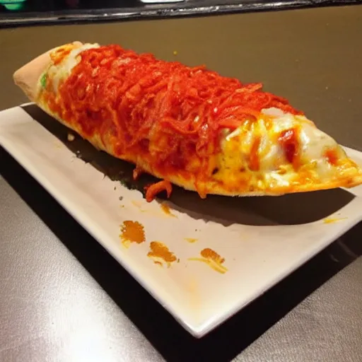 Image similar to pizza sushi