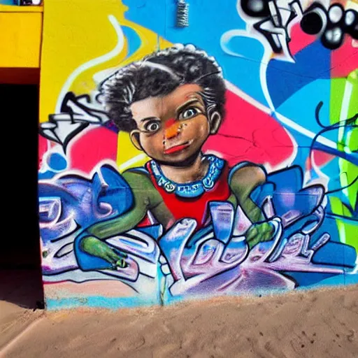 Image similar to amazing graffiti art in aruba