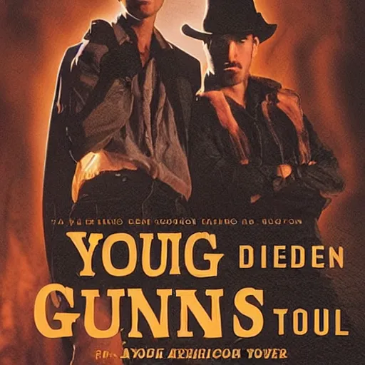 Prompt: young guns movie novelization book