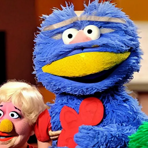 Image similar to joe biden in sesame street