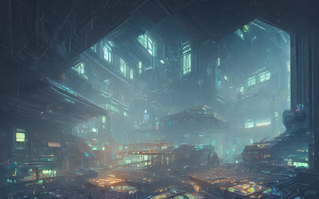 Image similar to futuristic cyberpunk court of law, interior architecture view, beautiful detailed pixelart by albertov, intricate details, beautiful, dithered gradients, volumetric lighting, cgsociety, artstation, smooth, sharp focus, 2 d illustration, by greg rutkowski, amazing art by dan mumford