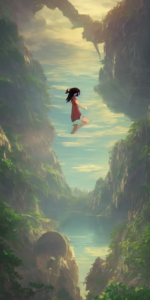 Image similar to i've been trying to call, style of studio ghibli, makoto shinkai, raphael lacoste, louis comfort tiffany, artgerm, james jean, ross tran, animation style, hd, ultra wide angle