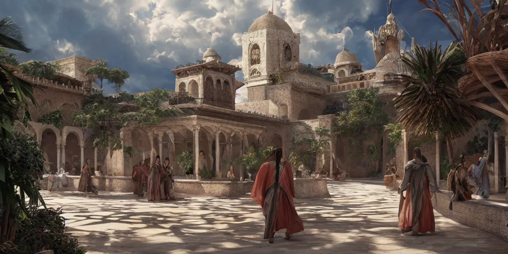 Prompt: dorne, game of thrones, super highly detailed, professional digital painting, concept art, smooth, sharp focus, no blur, no dof, extreme illustration, unreal engine 5, photorealism, hd quality, 8 k resolution, cinema 4 d, 3 d, beautiful, cinematic, art by artgerm and greg rutkowski and alphonse mucha and loish and wlop