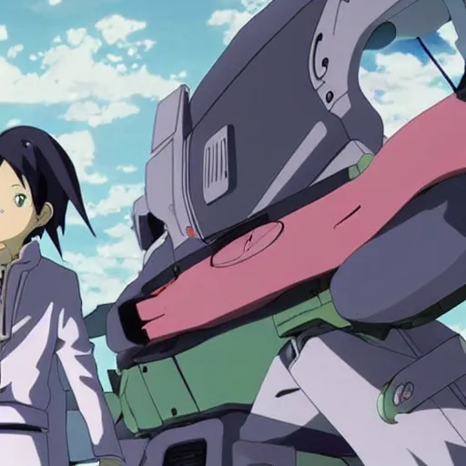 Prompt: still from the anime eureka seven, cinematic