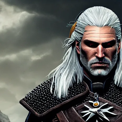 Prompt: geralt of rivia, cinematic