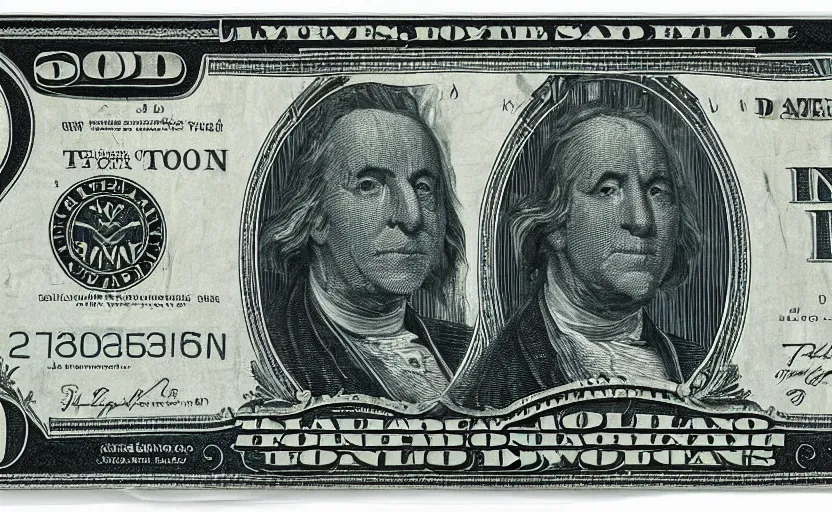 Image similar to rectangular photograph of five dollar u. s. currency note