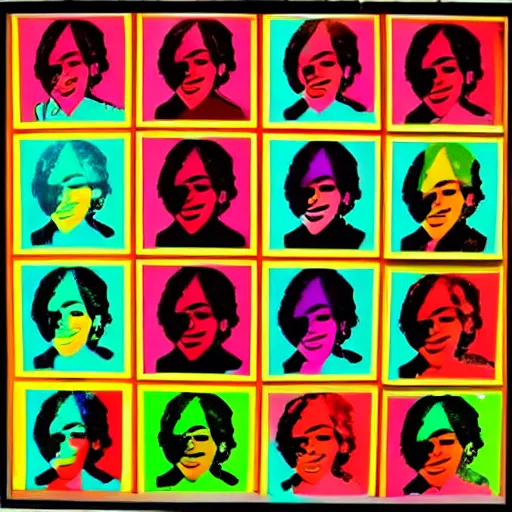 Image similar to “ a detailed portrait of jaiden animations in the style of andy warhol ”