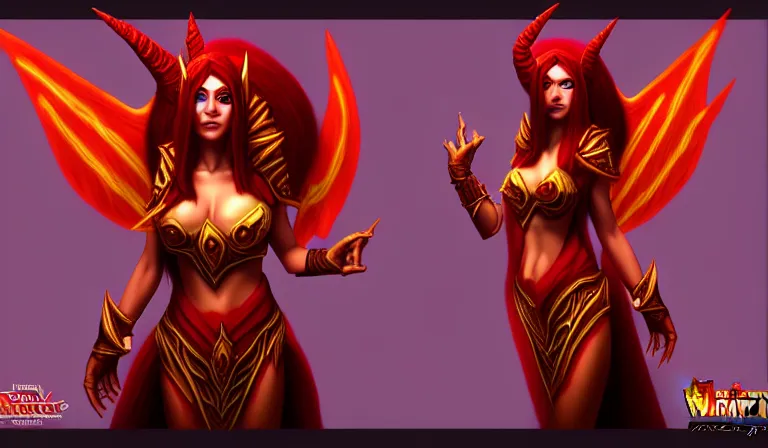 Image similar to Alexstrasza in human form, warcraft, 4k, deviantart