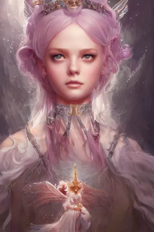 Image similar to fairy princess, highly detailed, d & d, fantasy, highly detailed, digital painting, trending on artstation, concept art, sharp focus, illustration, art by artgerm and greg rutkowski and fuji choko and viktoria gavrilenko and hoang lap