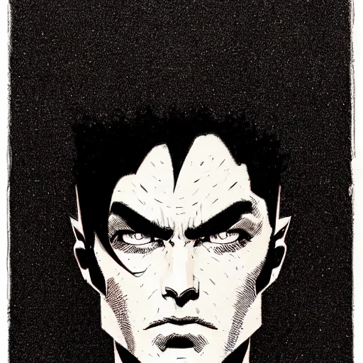 Prompt: medium portrait top light, by jason latour, inspired by marvel comics, etching, fine, sharp high detail,