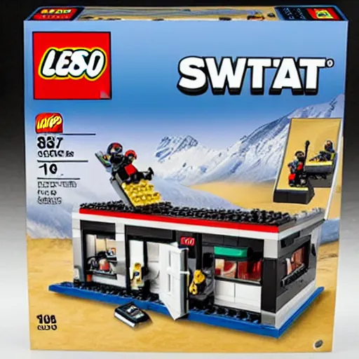 Prompt: swat sliper lego set