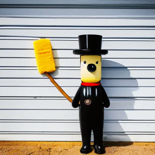 Image similar to planters mr peanut with cane and monocle, ( sony a 7 r iv, symmetric balance, polarizing filter, photolab, lightroom, 4 k, dolby vision, photography awardm, voque, perfect face )