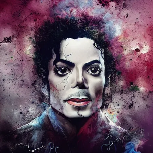 Prompt: a portrait of Michael Jackson in a scenic environment by Alberto Sevesto, hyperdetailed