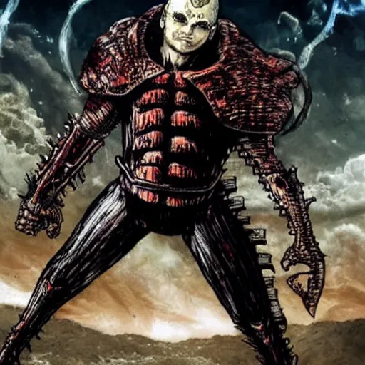 Prompt: elon musk as guts from berserk