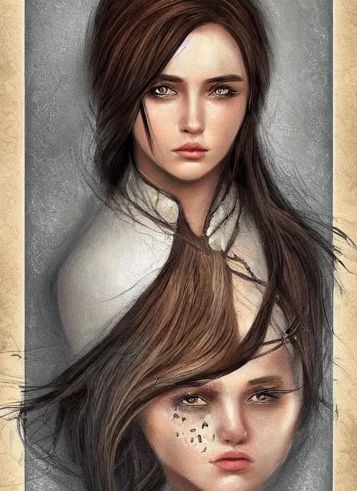 Image similar to Masterpiece. Female face portrait. reddit.com/r/fantasy_art/top