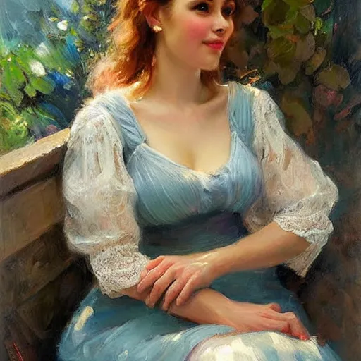 Prompt: The faithful wife by Vladimir Volegov