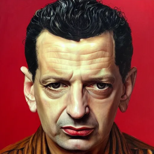 Image similar to high quality high detail painting by lucian freud, hd, dave gahan