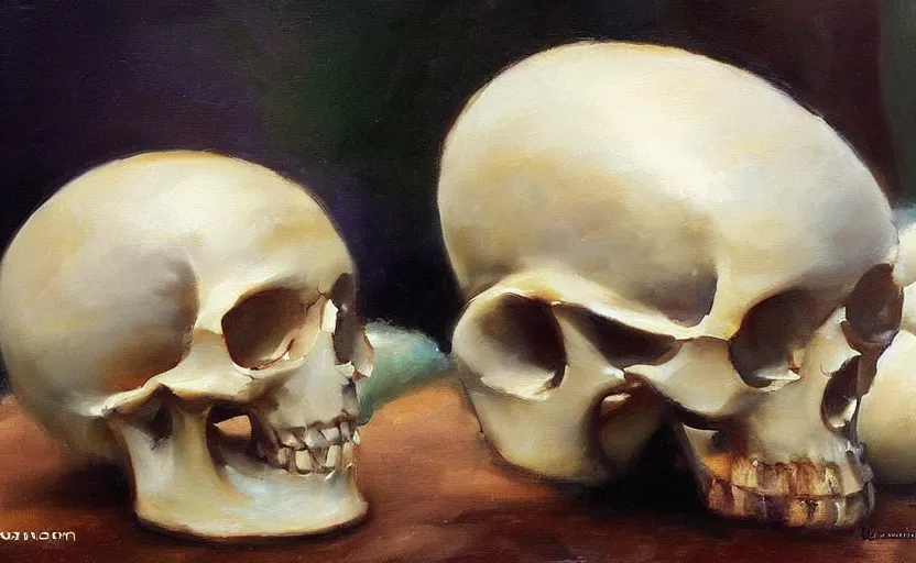 Image similar to Alchemy seashell Skull. By Konstantin Razumov, highly detailded