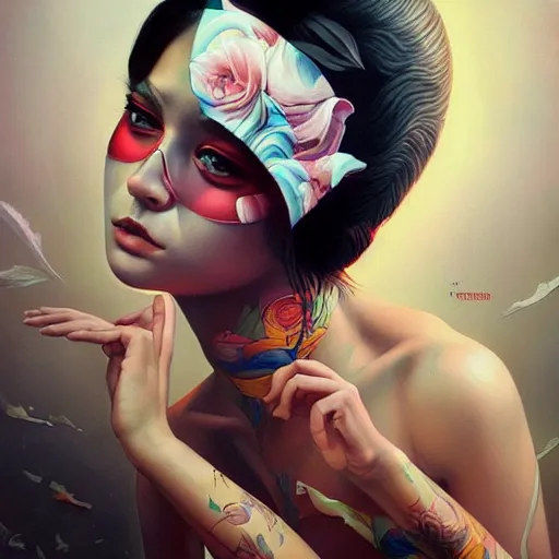 Image similar to Lofi portrait by Tristan Eaton Stanley Artgerm and Tom Bagshaw