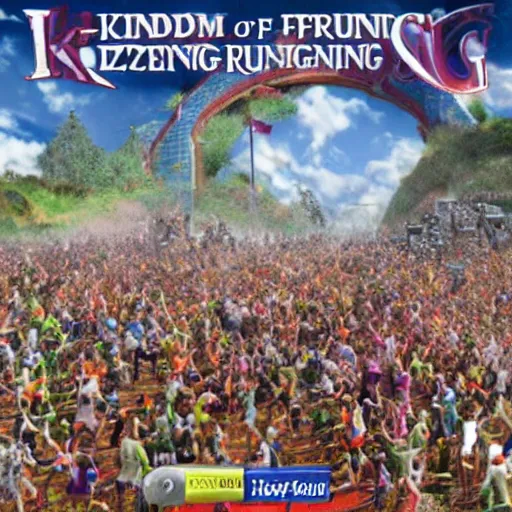 Prompt: the kingdom of frenzied running, realistic photo