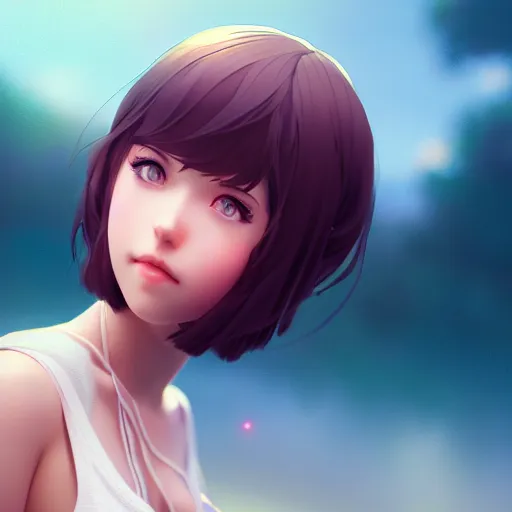 Prompt: point of view of a cute girl by artgerm, kissing you by ilya kuvshinov, point of view, rtx reflections, octane render 1 2 8 k, extreme high intricate details by wlop, digital anime art by ross tran, composition by tom bagshaw, lighting by wlop