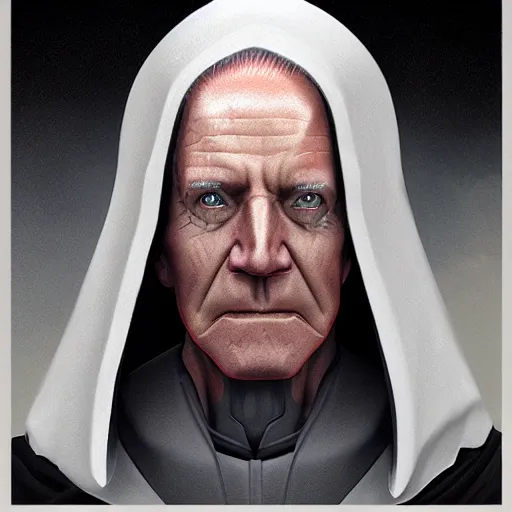 Image similar to sith lord biden portrait, artstation, cgsociety