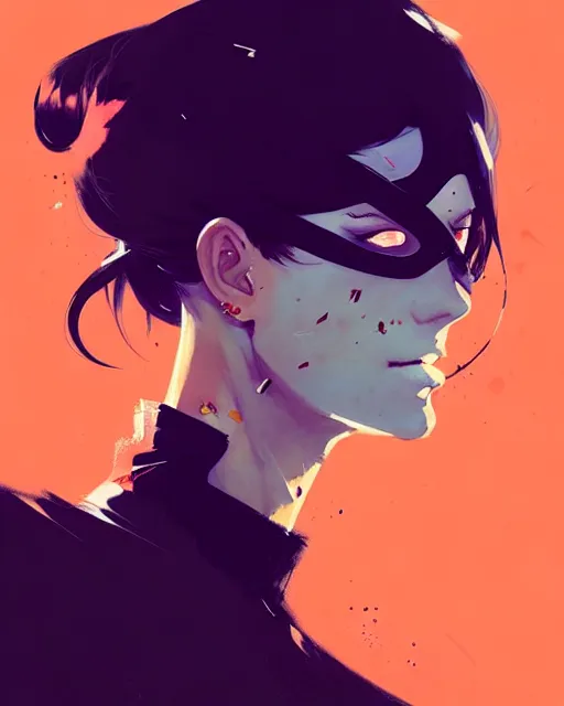 Prompt: a ultradetailed beautiful painting of a stylish woman with an eyepatch, by conrad roset, greg rutkowski and makoto shinkai trending on artstation