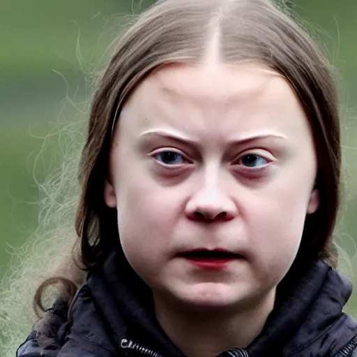 Prompt: greta thunberg displeased about many things