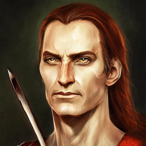 Image similar to portrait of vercingetorix by charlie bowater