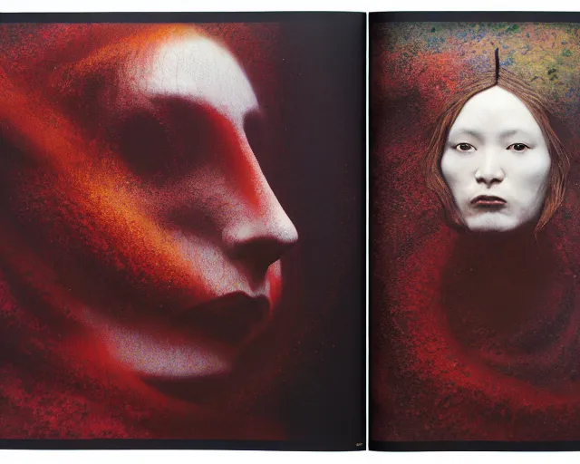 Image similar to eternal eclipse, a brutalist designed, rich deep colours, painted by francis bacon, yoshitaka amano, sebastiao salgado, julia margaret cameron, adrian ghenie, james jean and petra cortright, part by gerhard richter, part by takato yamamoto. 8 k masterpiece.